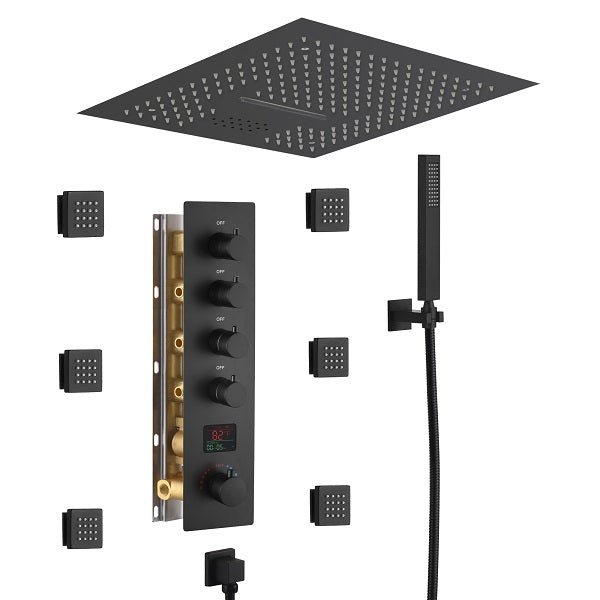 16" Siena Digital Rainfall LED Shower System By Cascada Showers - Product Image 6