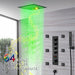 16" Siena Digital Rainfall LED Shower System By Cascada Showers - Detail View 3