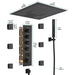 16" Siena Digital Rainfall LED Shower System By Cascada Showers - Product Image 8