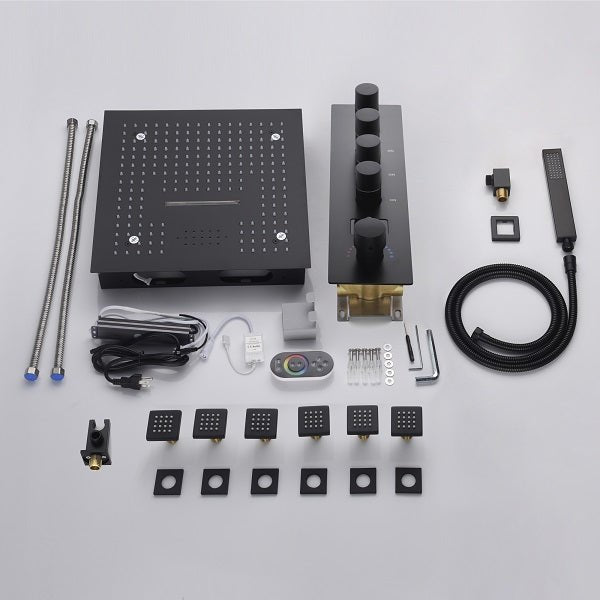 16" Siena Digital Rainfall LED Shower System By Cascada Showers - Product Image 5