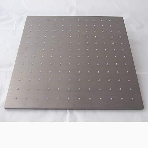Cascada Showers 16" Square Ceiling Mount Rainfall LED Shower Head include Shower Arm - Product Image 11