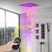 Cascada Showers 16” Square Cascada Luxury Cristallo LED Music shower system - Product Image 7