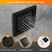 Cascada Showers 16” Square Cascada Luxury Cristallo LED Music shower system - Product Image 12