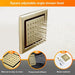 Cascada Showers 16” Cascada Cristallo Square LED Music shower system - Product Image 6