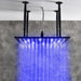 Cascada Showers 16” Square LED shower system with 3 knob thermostatic Valve - Product Image 8