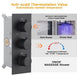 Cascada Showers 16” Square LED shower system with 3 knob thermostatic Valve - Product Image 6
