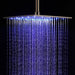 Cascada Showers 16" Square Rainfall LED Shower Head - Product Image 9