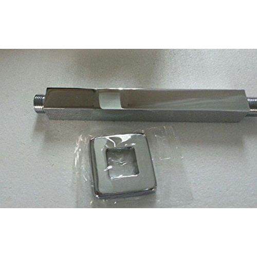 Cascada Showers 16" Stainless Steel Ceiling Mount Square Rainfall LED Shower Head - Product Image 8