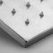Cascada Showers 16" Stainless Steel Ceiling Mount Square Rainfall LED Shower Head - Detail View 2
