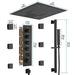 16" Turin Digital Rainfall LED music Shower System by Cascada Showers - Product Image 5