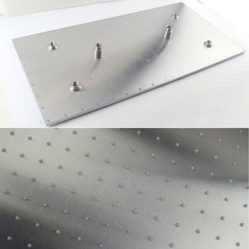 Cascada Showers 16"x31" Stainless Steel Luxury Rectangular Rain Shower Head - Product Image 5