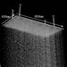 Cascada Showers 16"x31" Stainless Steel Luxury Rectangular Rain Shower Head - Product Image 6
