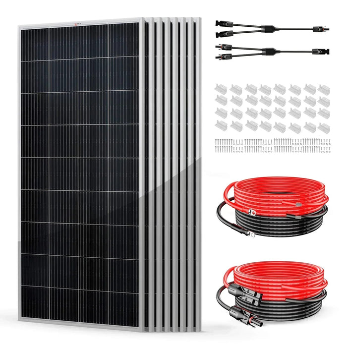Green Vista Living Rich Solar - 1600 Watt Solar Kit - Detail View