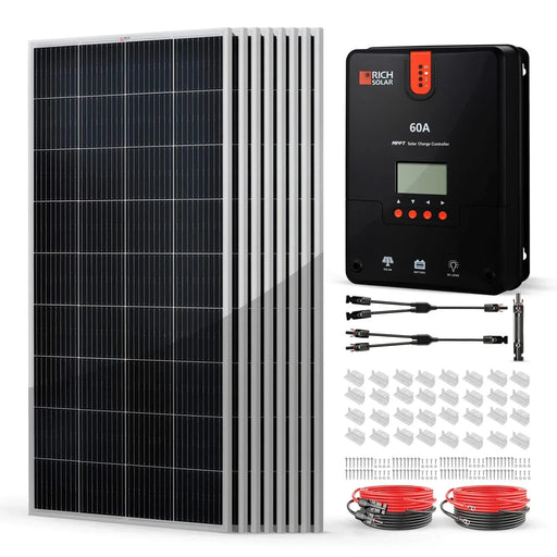 Green Vista Living Rich Solar - 1600 Watt Solar Kit