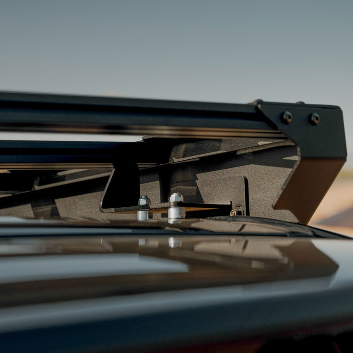 C4 Fab Toyota Land Cruiser Roof Rack with Optional Light Bar Mount / 250 Series – installed on vehicle, image 15 of 18