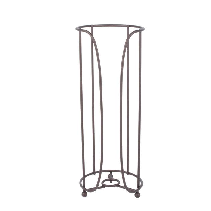 Utility Sink Freestanding Toilet Paper Holder for Standard Rolls (Oil-Rubbed Bronze Finish) Bathroom Fixture