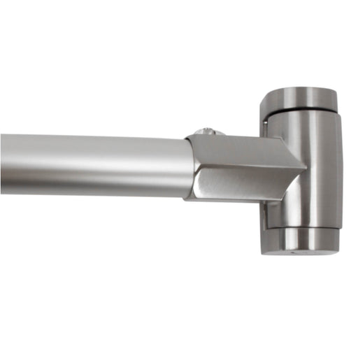 Utility-Sink.com 36 in. to 61 in. Curved Shower Rod (Brushed Nickel Finish) - Main Product Image