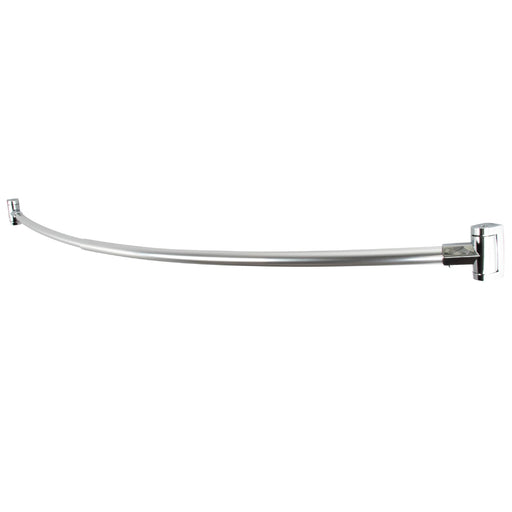Utility-Sink.com 36 in. to 61 in. Curved Shower Rod (Brushed Nickel Finish) - Alternate View
