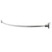 Utility-Sink.com 36 in. to 61 in. Curved Shower Rod (Brushed Nickel Finish) - Alternate View