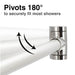Utility-Sink.com 36 in. to 61 in. Curved Shower Rod (Brushed Nickel Finish) - Product Image 8
