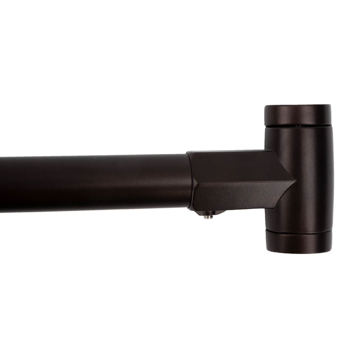 Utility-Sink.com 36 in. to 61 in. Curved Shower Rod (Oil-Rubbed Bronze Finish) - Main Product Image