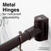 Utility-Sink.com 36 in. to 61 in. Curved Shower Rod (Oil-Rubbed Bronze Finish) - Detail View 3