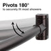 Utility-Sink.com 36 in. to 61 in. Curved Shower Rod (Oil-Rubbed Bronze Finish) - Product Image 8