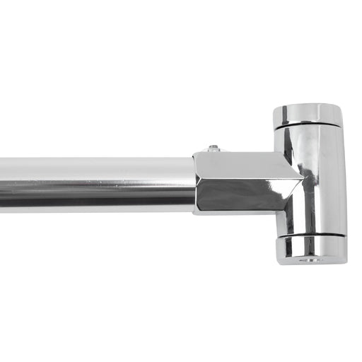 Utility-Sink.com 36 in. to 61 in. Curved Shower Rod (Chrome Finish) - Main Product Image
