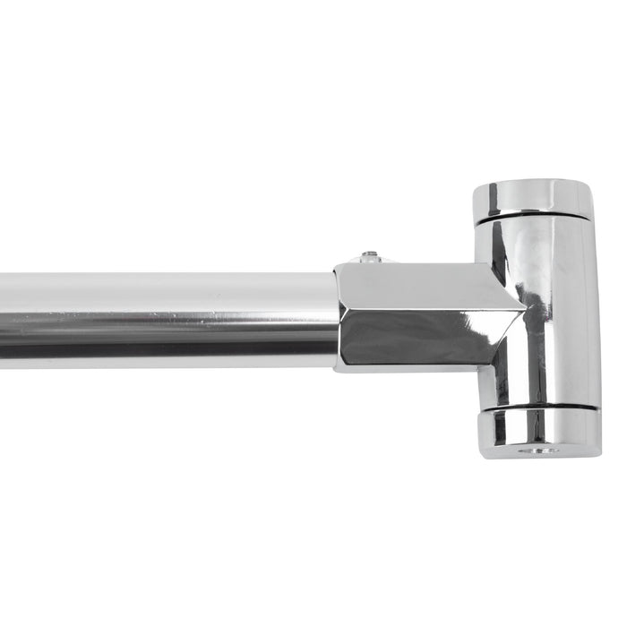 Utility-Sink.com 36 in. to 61 in. Curved Shower Rod (Chrome Finish) - Main Product Image