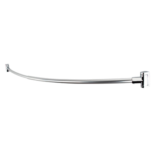 Utility-Sink.com 36 in. to 61 in. Curved Shower Rod (Chrome Finish) - Alternate View