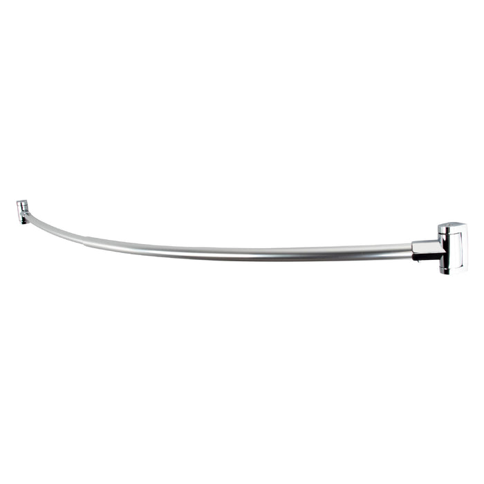 Utility-Sink.com 36 in. to 61 in. Curved Shower Rod (Chrome Finish) - Alternate View