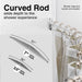 Utility-Sink.com 36 in. to 61 in. Curved Shower Rod (Chrome Finish) - Product Image 6