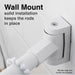 Utility-Sink.com 36 in. to 61 in. Curved Shower Rod (White Finish) - Product Image 10