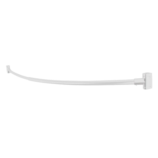 Utility-Sink.com 36 in. to 61 in. Curved Shower Rod (White Finish) - Alternate View