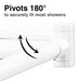 Utility-Sink.com 36 in. to 61 in. Curved Shower Rod (White Finish) - Product Image 8