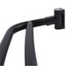 Utility-Sink.com 44 in. to 70 in. Double Curved Shower Rod (Matte Black Finish) - Main Product Image