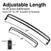 Utility-Sink.com 44 in. to 70 in. Double Curved Shower Rod (Matte Black Finish) - Product Image 5