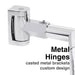 Utility-Sink.com 44 in. to 70 in. Double Curved Shower Rod (Chrome Finish) - Detail View 3