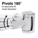 Utility-Sink.com 44 in. to 70 in. Double Curved Shower Rod (Chrome Finish) - Product Image 8