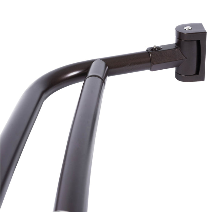 Utility-Sink.com 44 in. to 70 in. Double Curved Shower Rod (Oil-Rubbed Bronze Finish) - Main Product Image