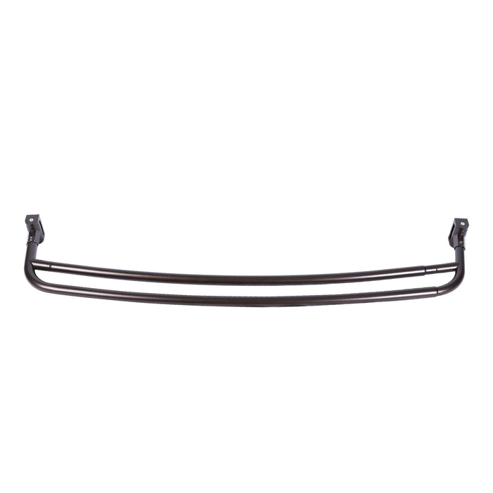 Utility-Sink.com 44 in. to 70 in. Double Curved Shower Rod (Oil-Rubbed Bronze Finish) - Alternate View