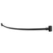Utility-Sink.com 36 in. to 61 in. Curved Shower Rod (Black Finish) - Alternate View