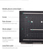Cascada Showers 16"x16" Luxurious Classic Design recessed LED shower system built in Bluetooth speaker - Product Image 13