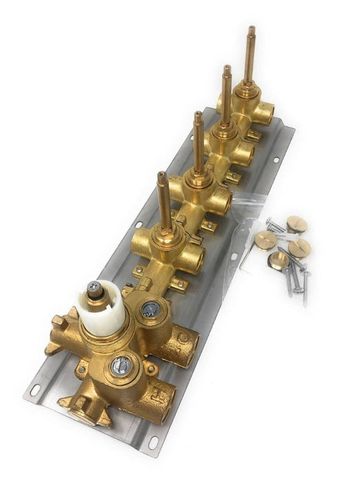 Cascada Showers 16"x16" Luxurious Classic Design recessed LED shower system built in Bluetooth speaker - Product Image 15
