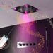 Cascada Showers 16"x16" Luxurious Classic Design recessed LED shower system built in Bluetooth speaker - Main Product Image