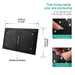 16"x28" Matera Digital Rainfall Bluetooth LED Shower System By Cascada Showers - Product Image 10