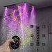16"x28" Matera Digital Rainfall Bluetooth LED Shower System By Cascada Showers - Product Image 9