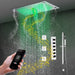 Cascada Showers 16”x28” Laguna Music LED shower system - Main Product Image