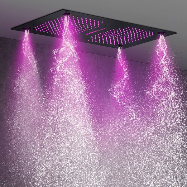 Cascada Showers 16”x28” Cascada Laguna Music LED shower system with built-in Bluetooth Speakers - Product Image 9