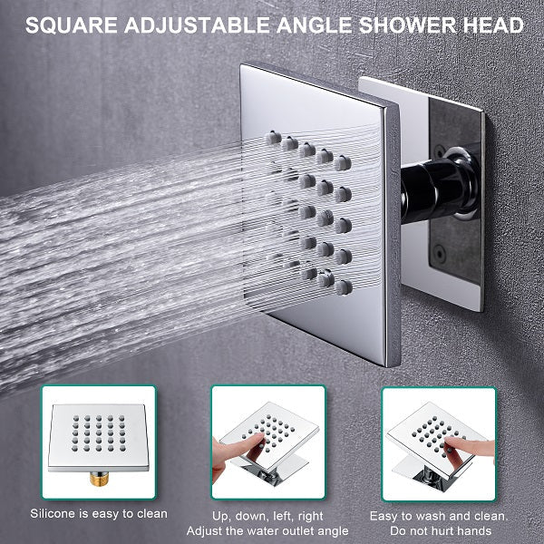 Cascada Showers 16”x28” Laguna Music LED shower system - Product Image 9